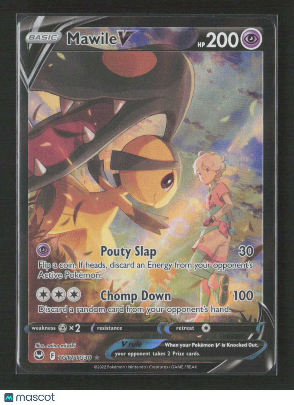 2022 Pokemon Mawile V #TG17/TG30 Ultra Rare