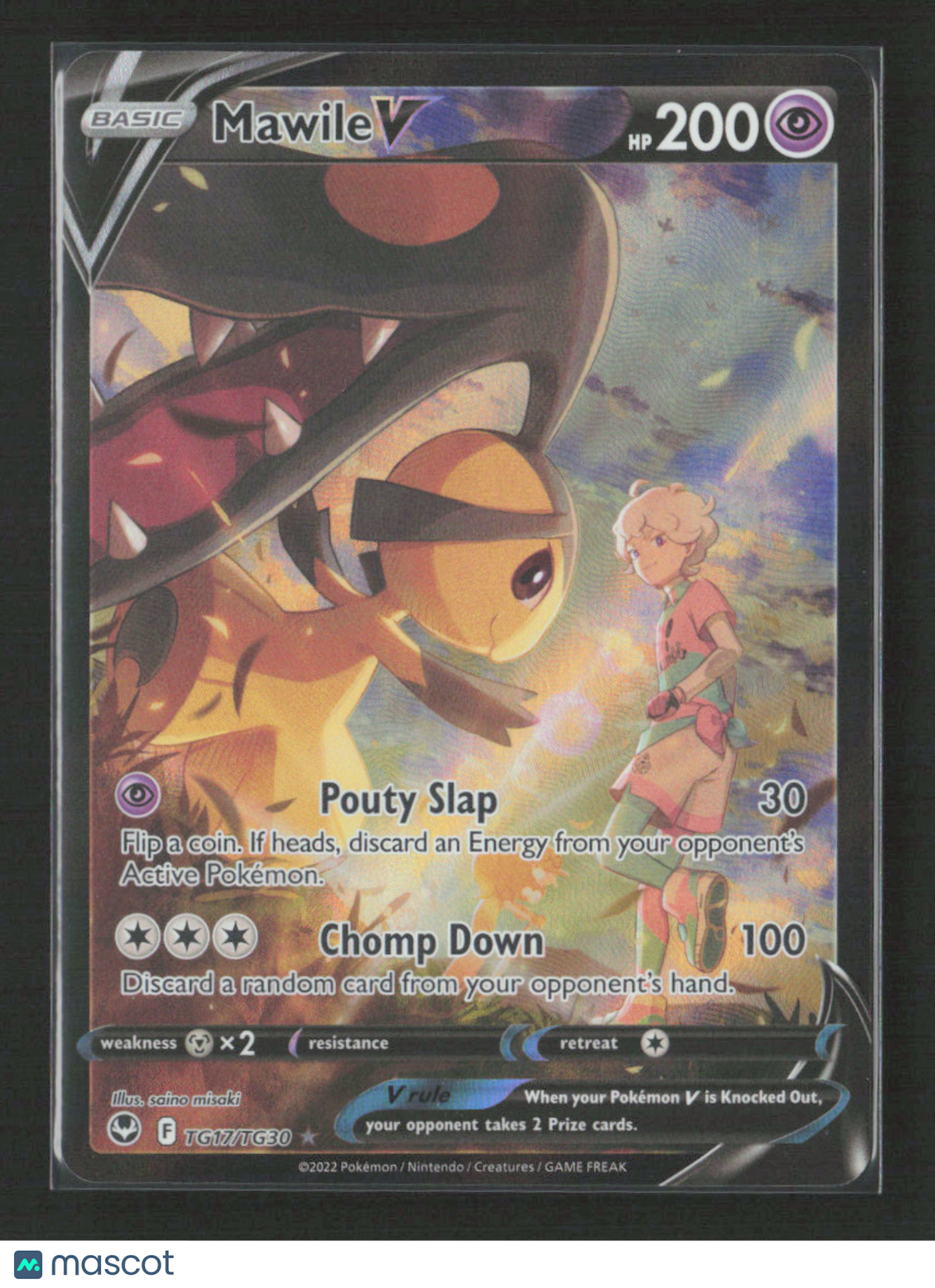 2022 Pokemon Mawile V #TG17/TG30 Ultra Rare