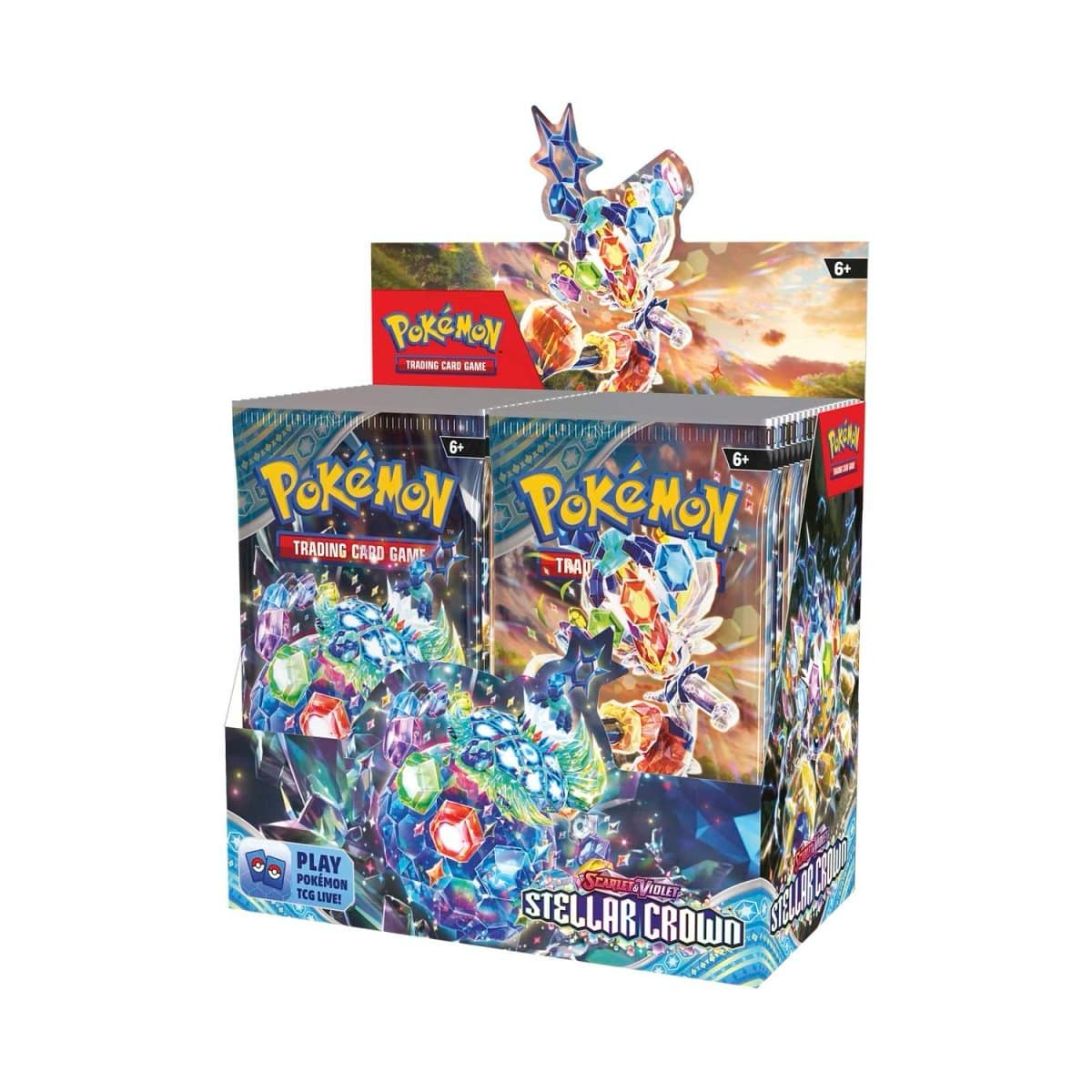 SHIPPED SEALED Pokemon TCG: Scarlet & Violet SV07 Stellar Crown Booster Box