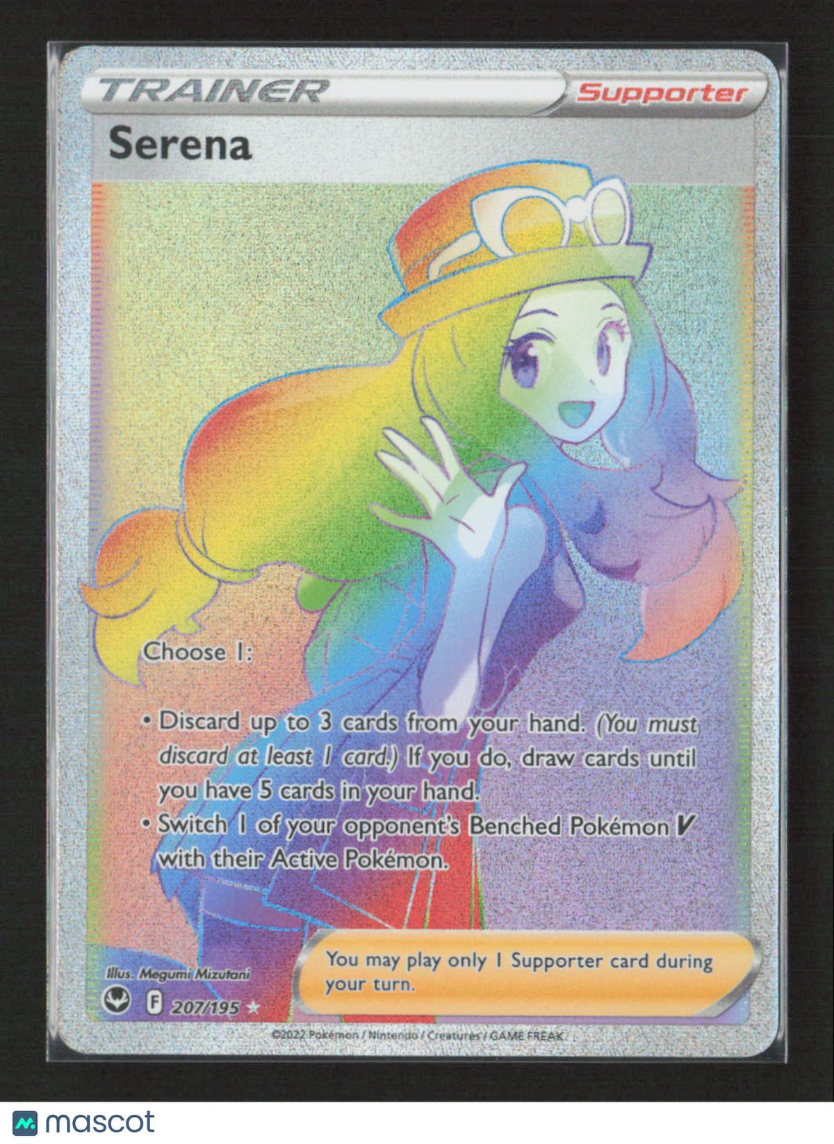 2022 Pokemon Serena (Secret) #207/195 Secret Rare