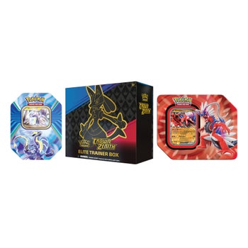 Costco Pokemon Collector 3-Pack: Crown Zenith ETB + Paldea Legends Tins