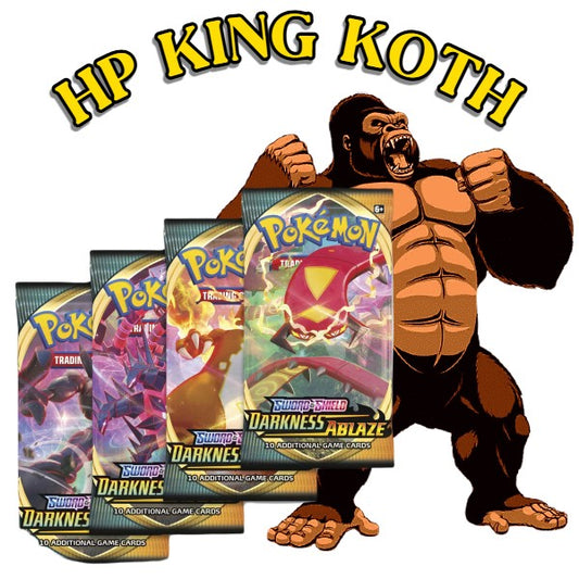 HP KING KOTH Darkness Ablaze Pokemon Booster Pack