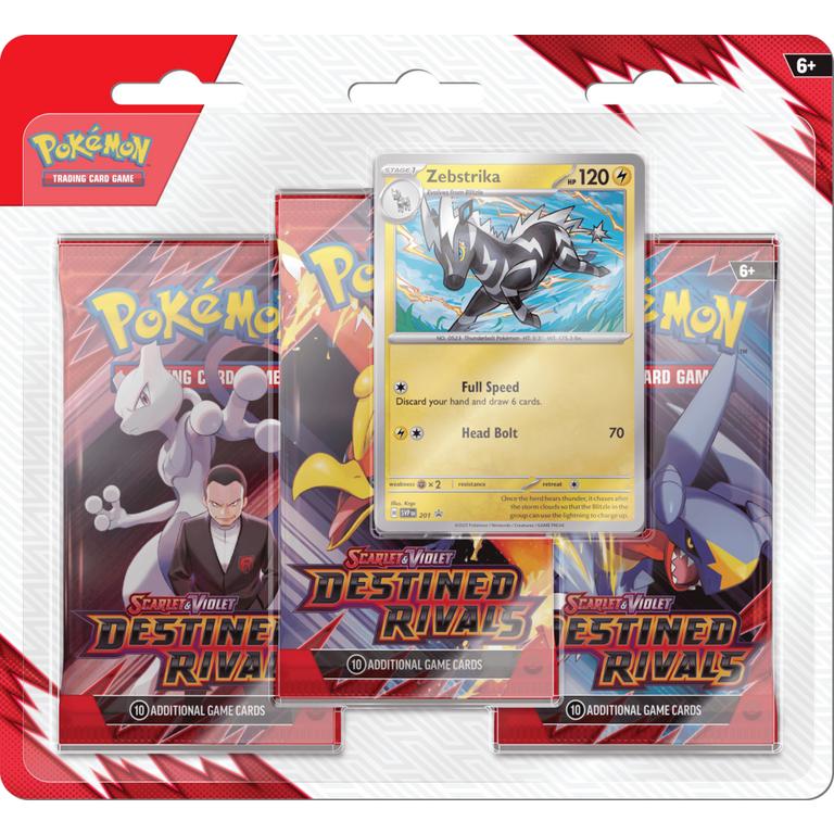 Pokemon TCG: Scarlet & Violet SV10 Destined Rivals 3 Pack Blister