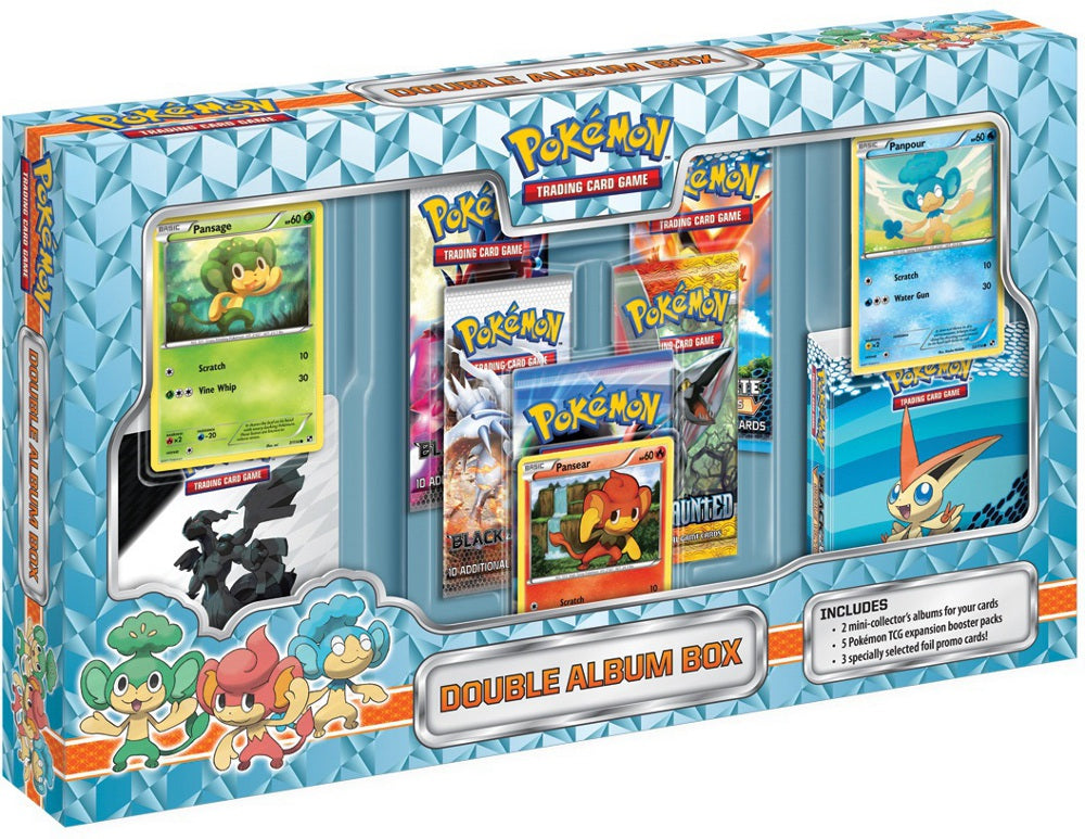 Pokemon TCG: Double Album Box (2012) 2x Call of Legends 2x BW Emerging 1x HGSS Triumphant