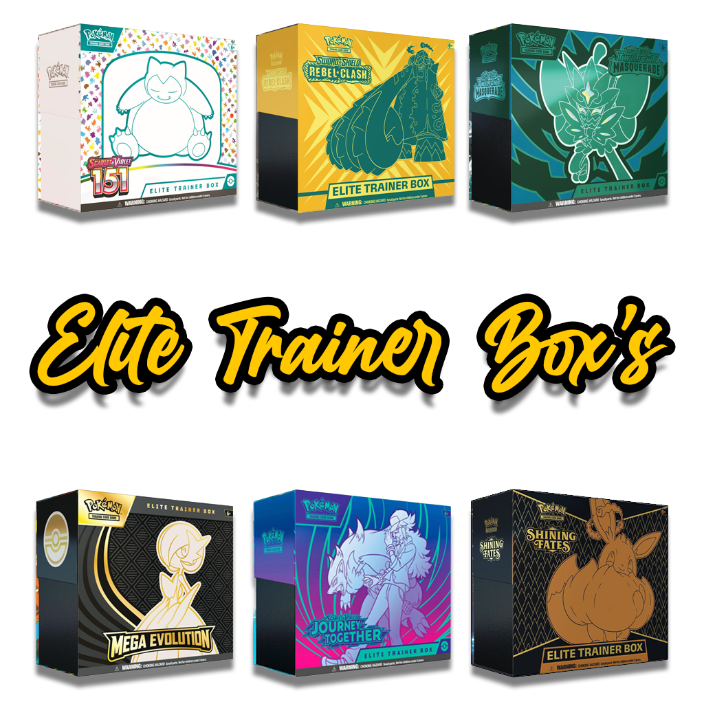 All Pokemon TCG: Elite Trainer Boxes
