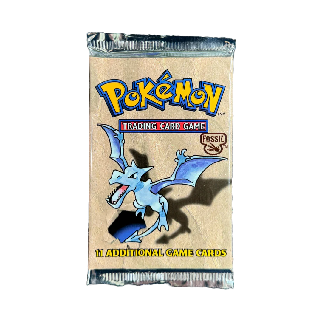 Vintage Pokemon TCG: Fossil Booster Pack (UNSEARCHED)
