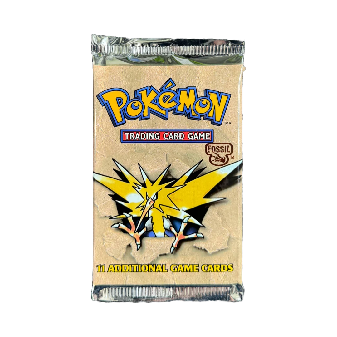 Vintage Pokemon TCG: Fossil Booster Pack (UNSEARCHED)