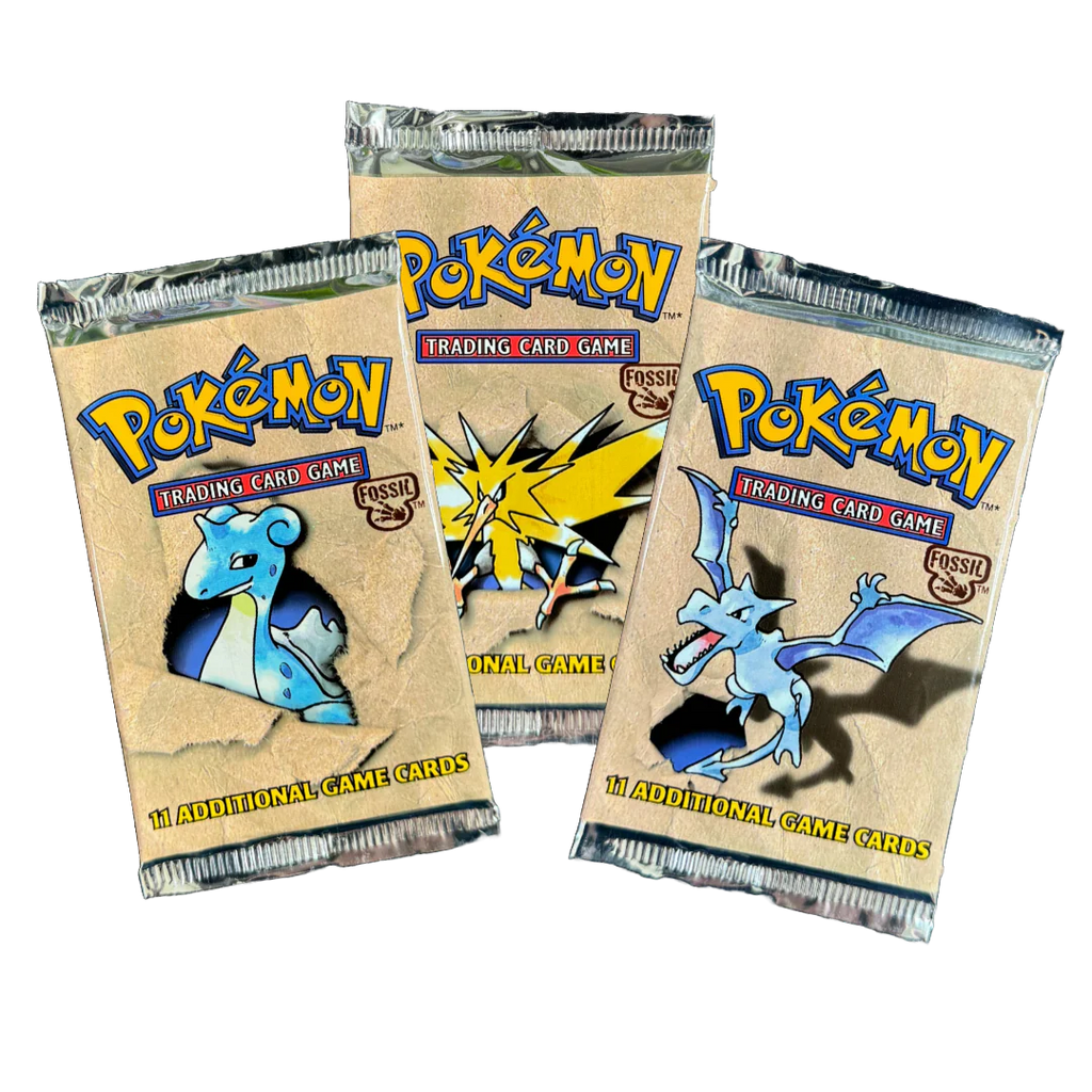 Vintage Pokemon TCG: Fossil Booster Pack (UNSEARCHED)