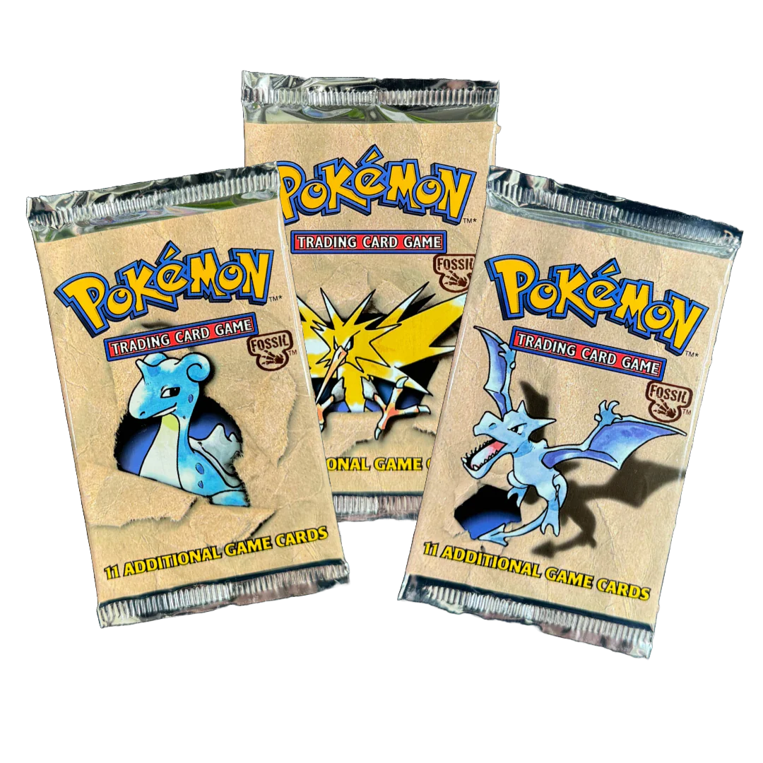 Vintage Pokemon TCG: Fossil Booster Pack (UNSEARCHED)