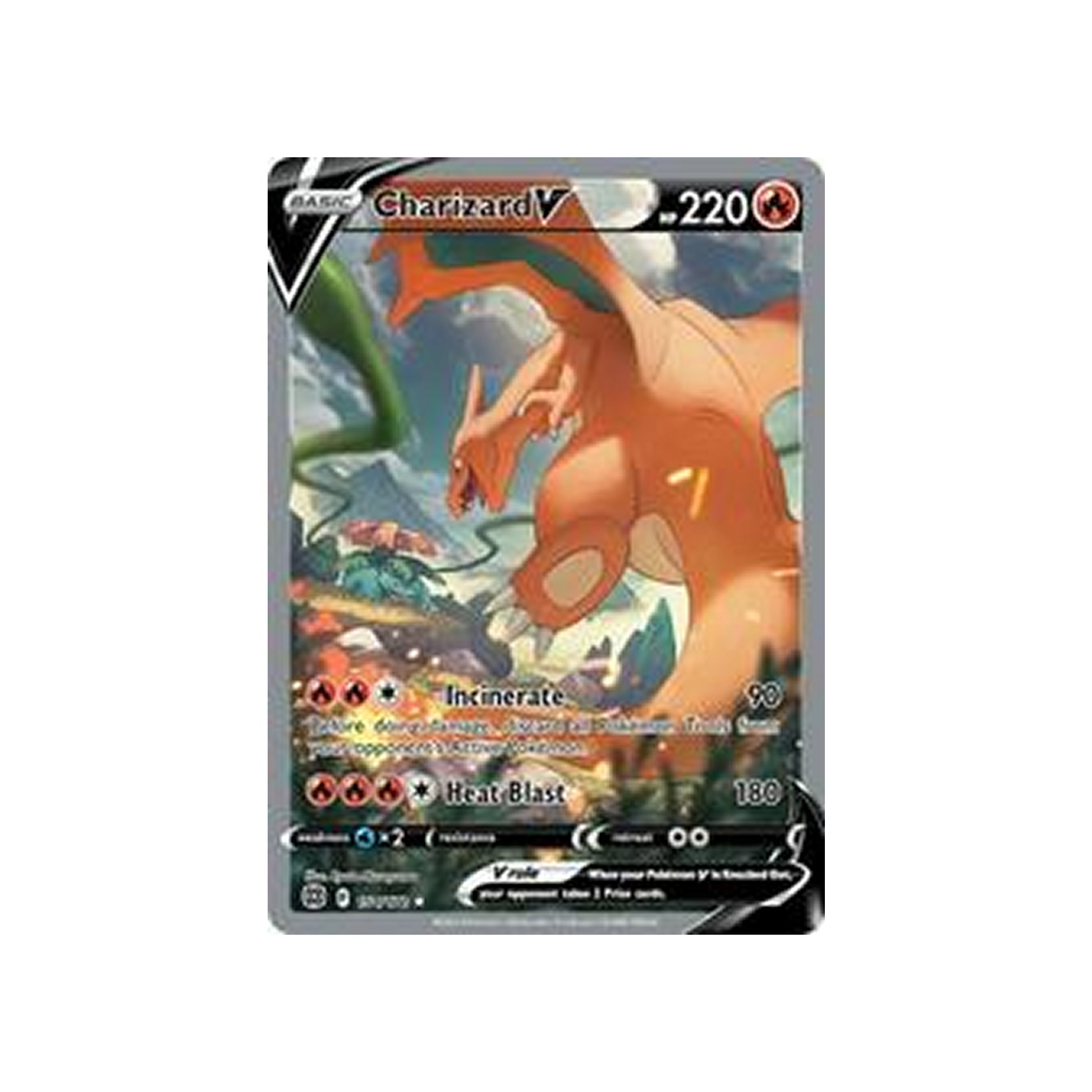 2022 Pokemon Sword and Shield Brilliant Stars Charizard V UR #154 BGS 9.5