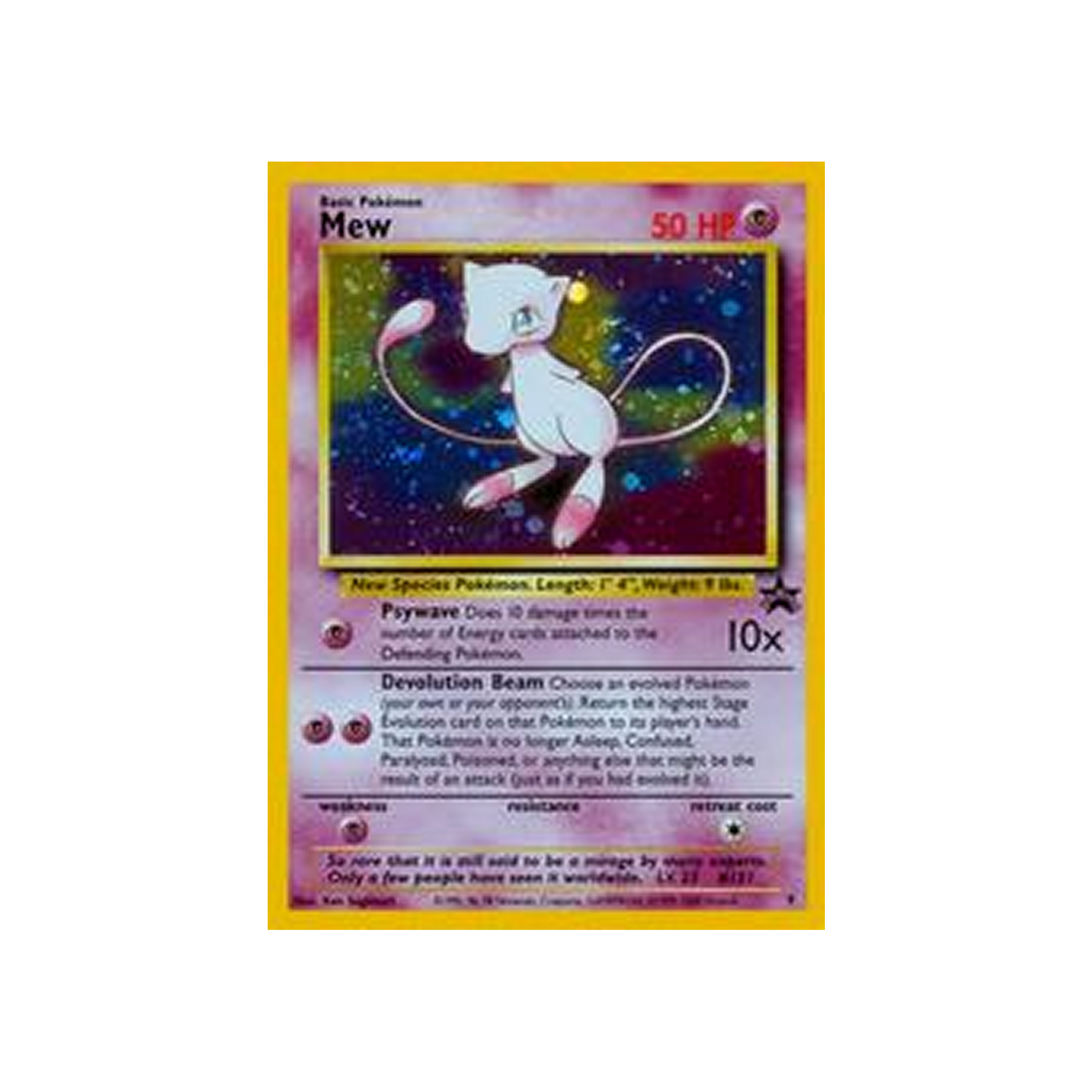 1999 Pokemon Wizards of the Coast Black Star Promos #9 BGS 9