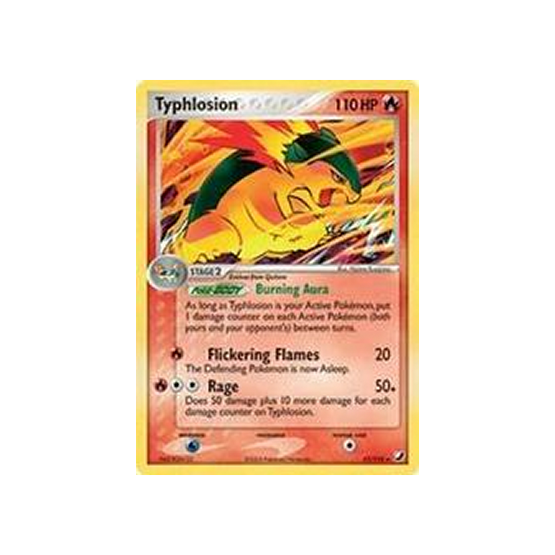 2005 Pokemon EX Unseen Forces Typhlosion #17 Unseen Forces PSA 10