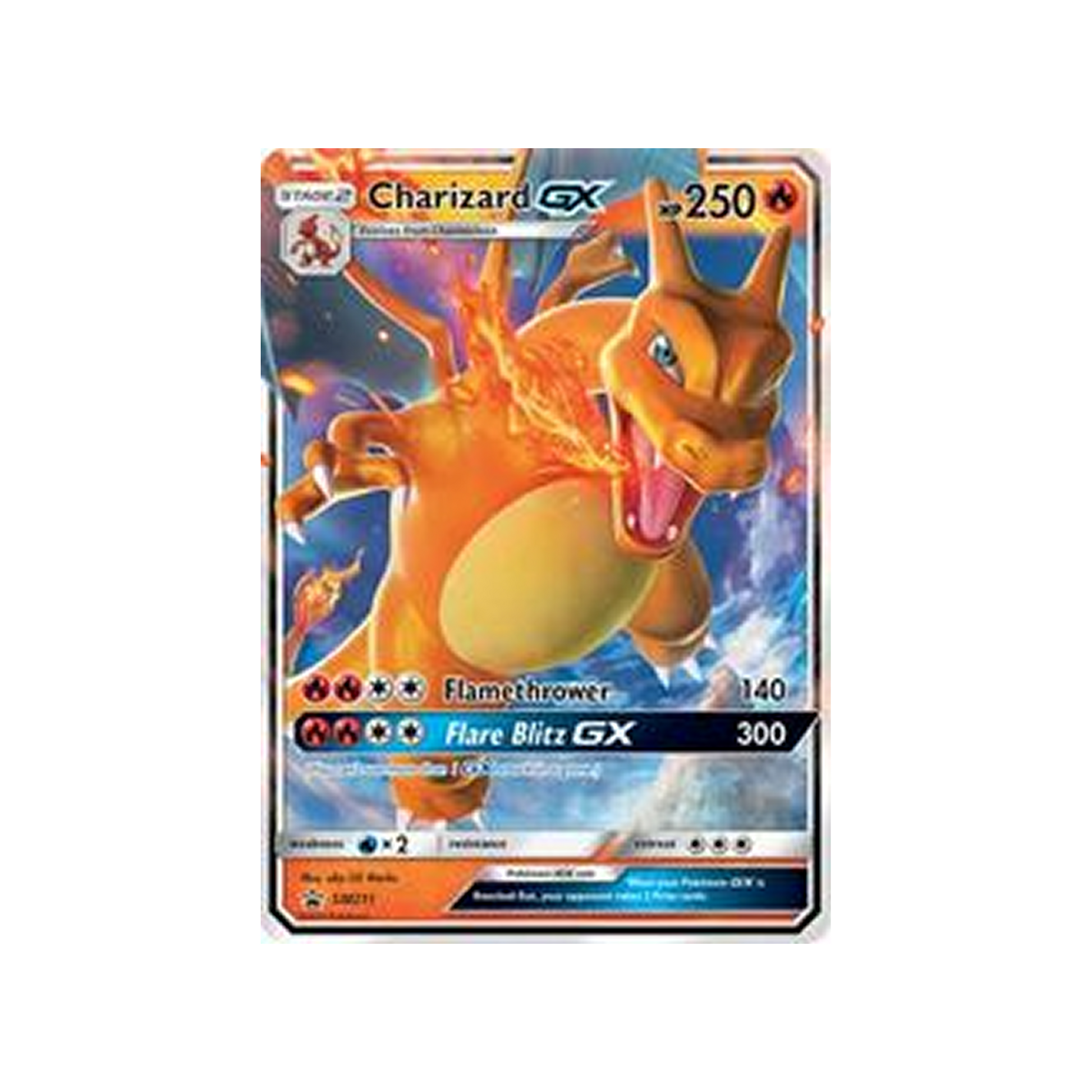 2019 Pokemon SM Black Star Promo Charizard GX #SM211 Promo-Hidden Fates Tins PSA 10