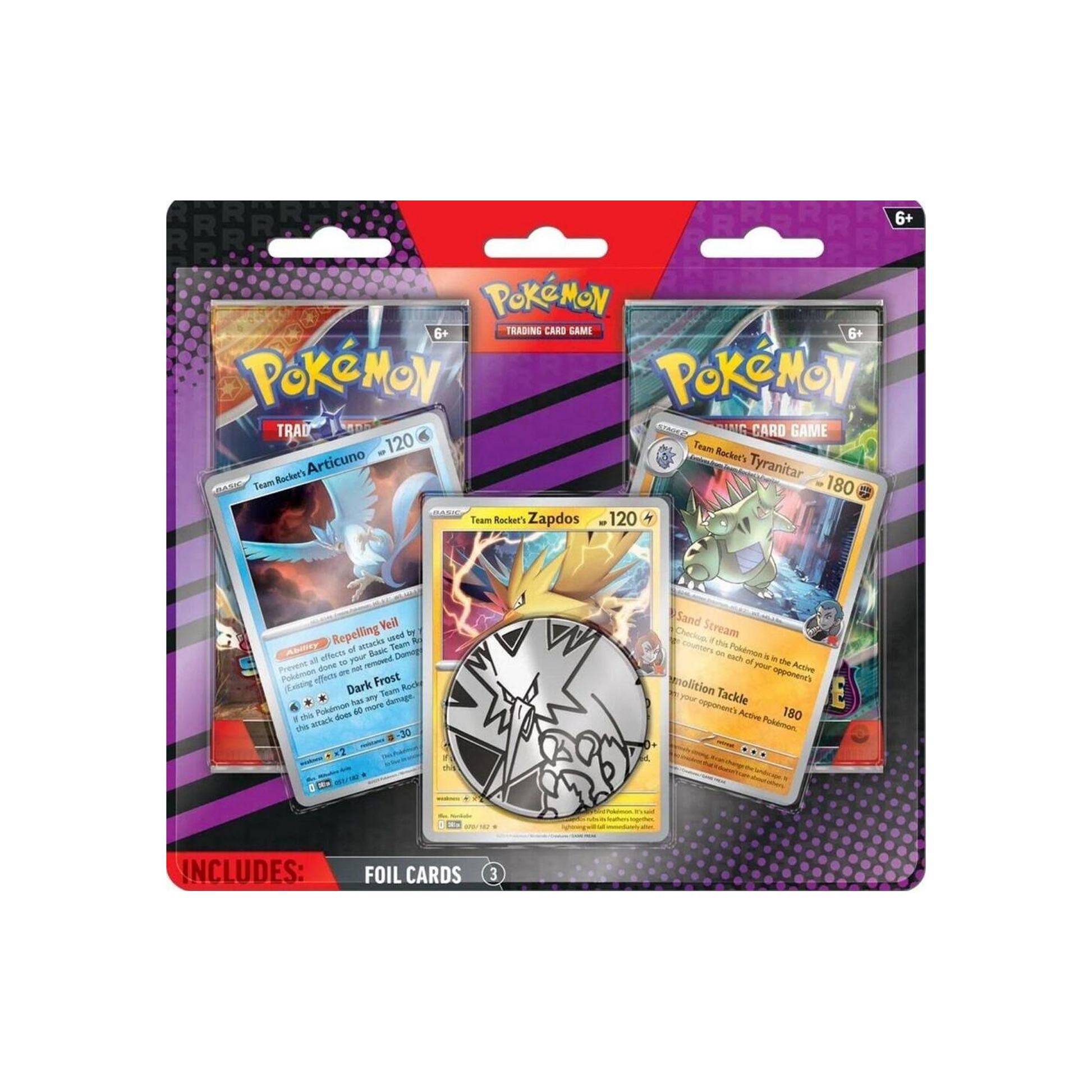 2-Pack Blister Pack [Team Rocket's Articuno, Zapdos & Tyranitar]