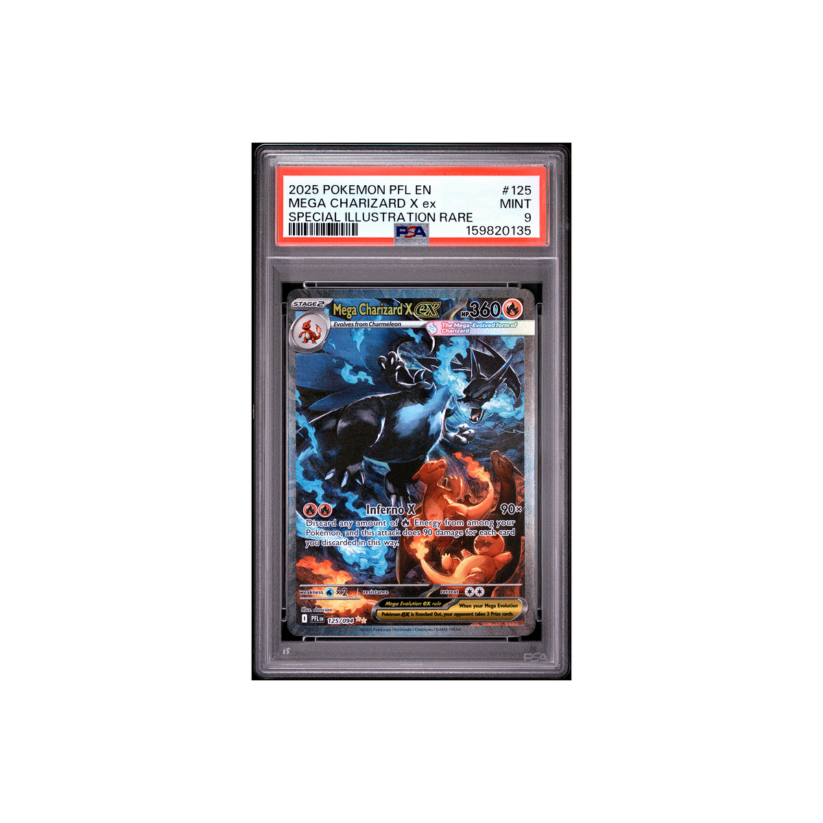 DGEN DUCKS (PSA 9 Phantasmal Flames Charizard)