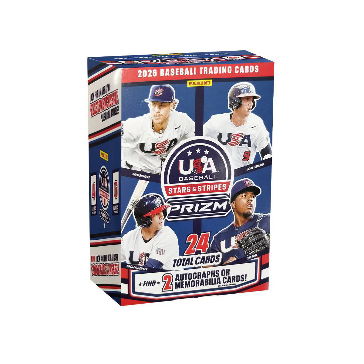 2026 Panini USA Stars and Stripes Prizm Baseball Blaster Box