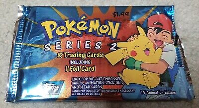 (Box Fresh) Topps Pokemon TV Animation Series 2 Booster Pack