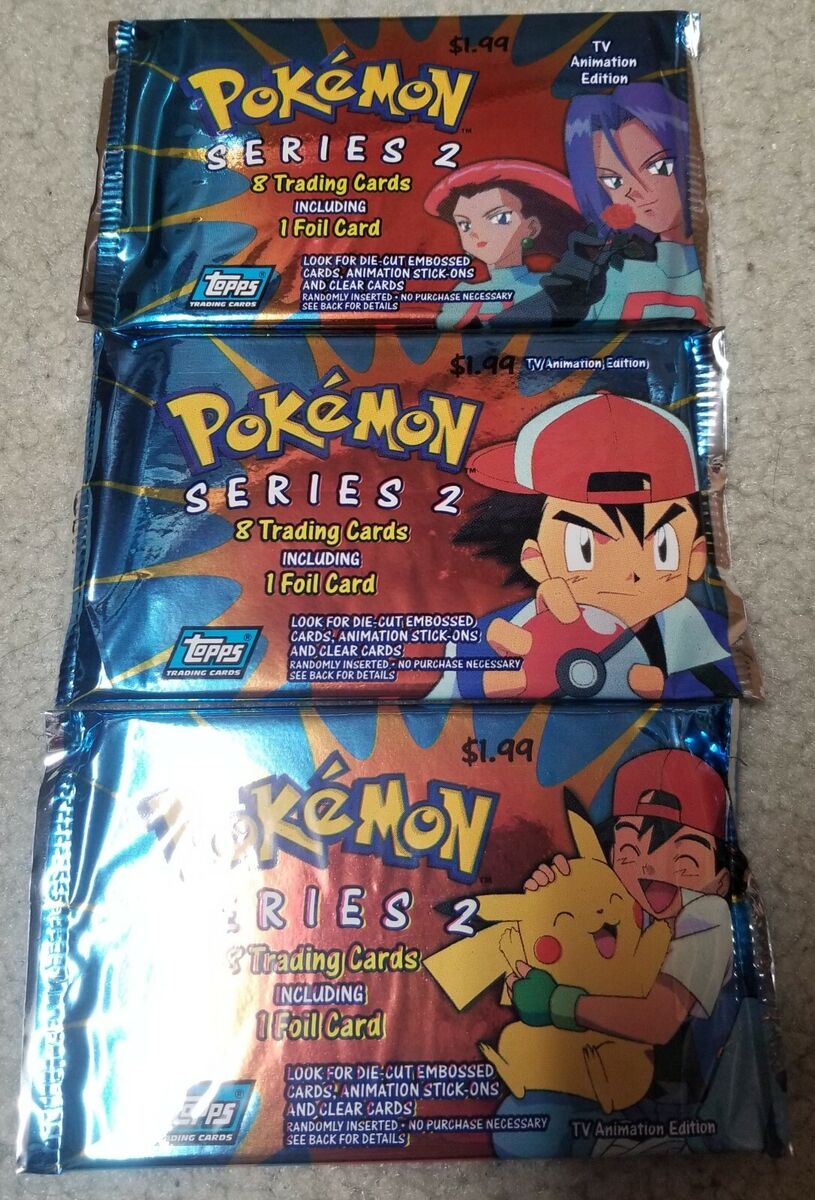 (Box Fresh) Topps Pokemon TV Animation Series 2 Booster Pack