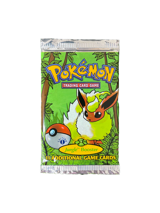 Vintage Pokemon TCG: 1st Edition Jungle Booster Pack (Box Fresh)