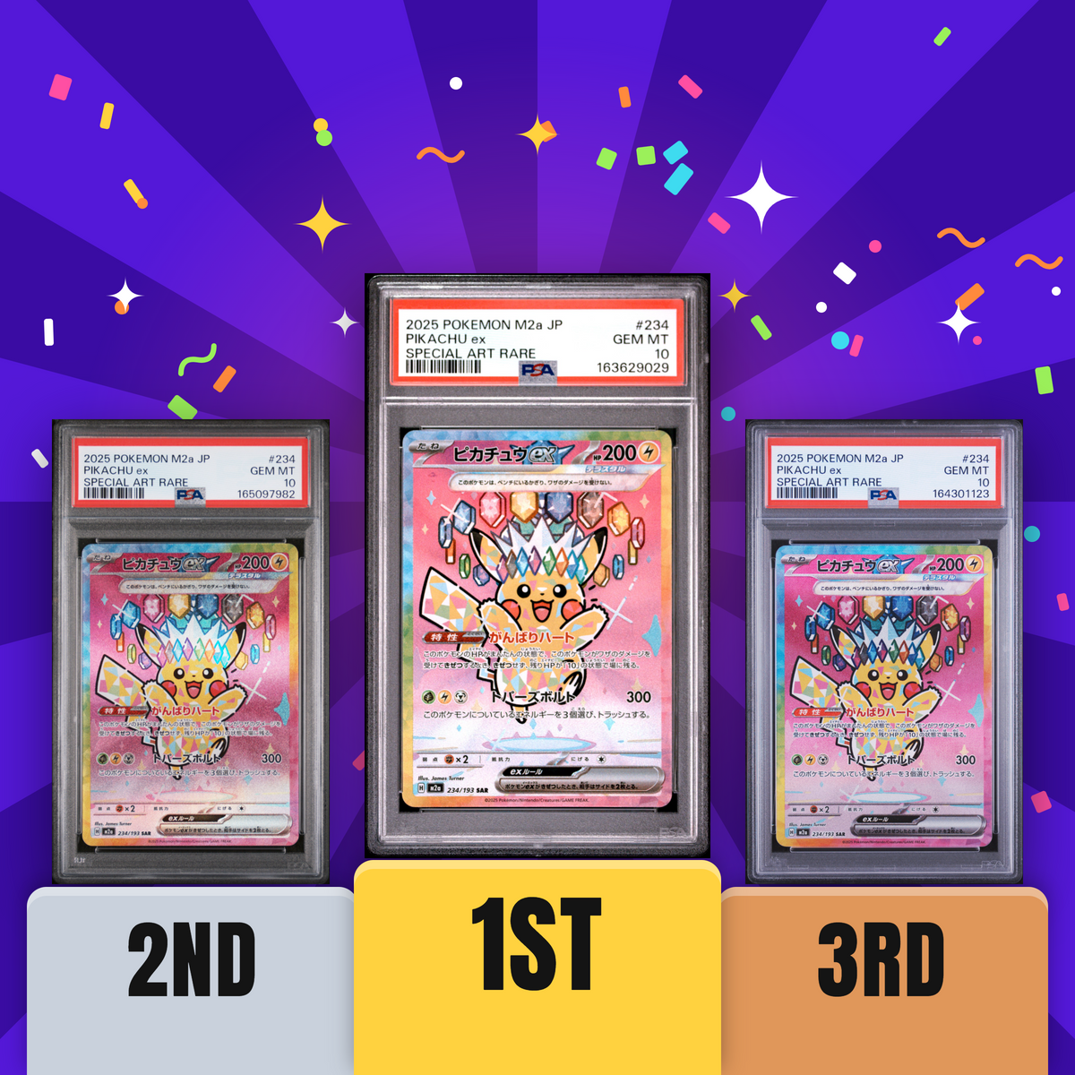 DGEN DUCKS (PSA 10 SAR Pikachu - 30 ducks)