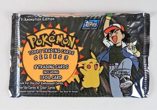 Topps Pokemon TV Series 3 Booster Pack (BOX FRESH)
