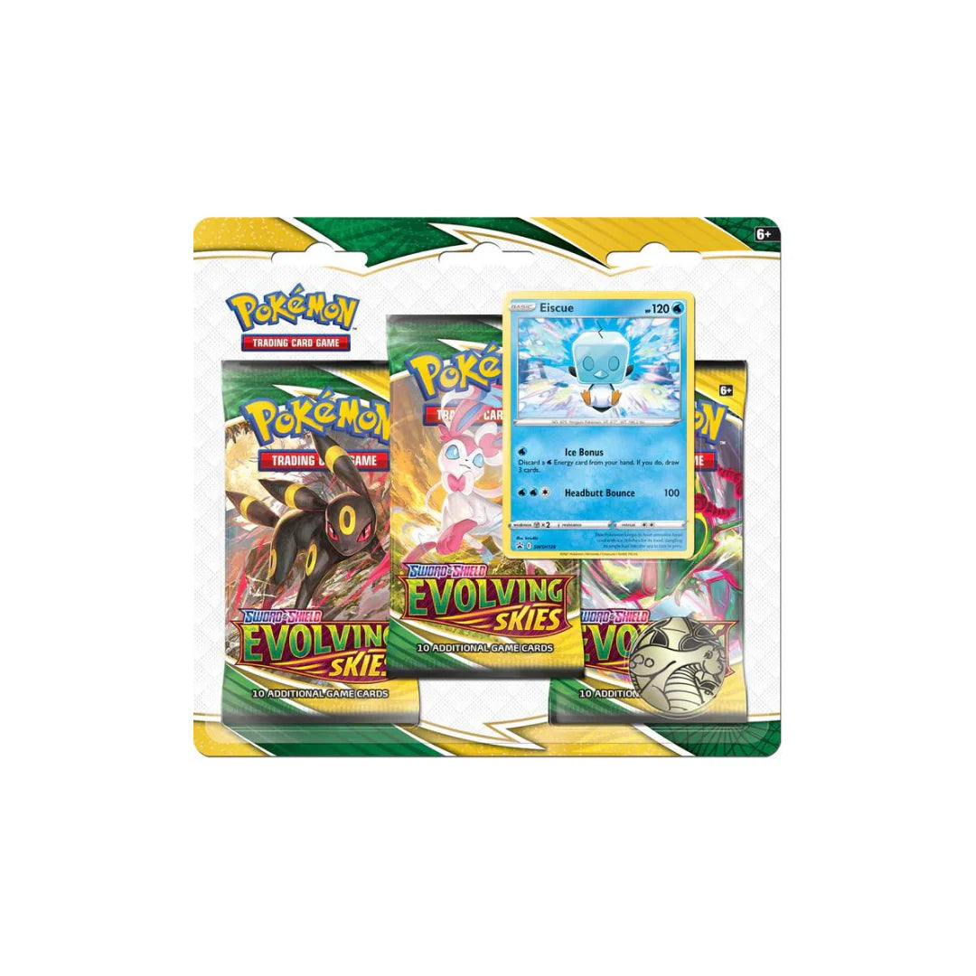 Pokémon TCG: Evolving Skies 3 Pack Blister