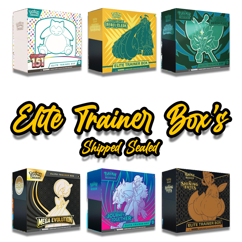 (SEALED) Pokemon TCG: Elite Trainer Boxes