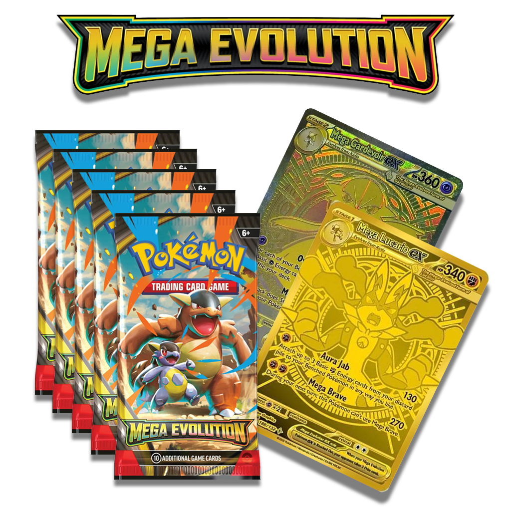 (5x) Mega Evolutions Booster Pack