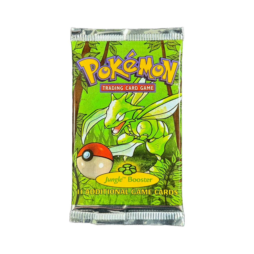 VINTAGE Pokemon TCG: Jungle Unlimited Booster Pack (Box Fresh) RIP ONLY!