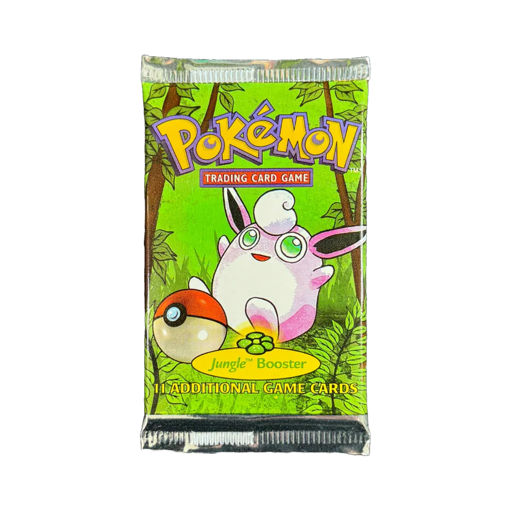 VINTAGE Pokemon TCG: Jungle Unlimited Booster Pack (Box Fresh) RIP ONLY!