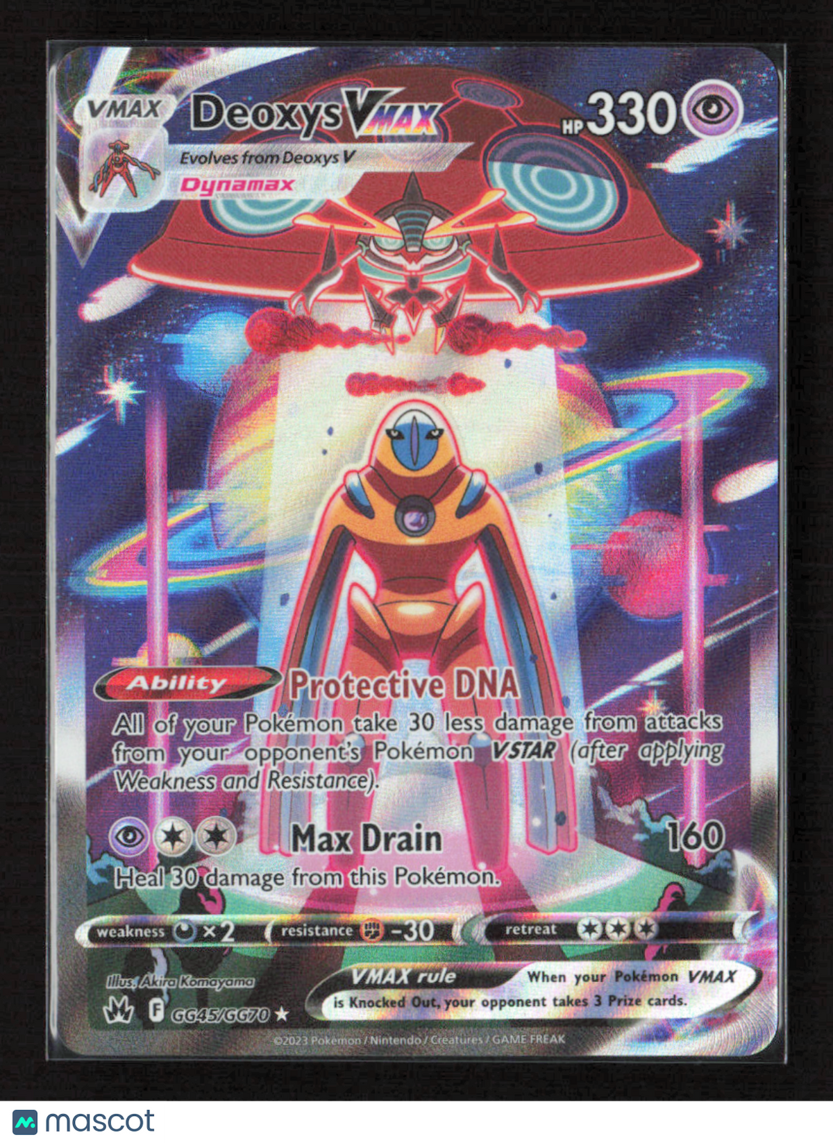 2023 Pokemon Deoxys VMAX #GG45/GG70 Ultra Rare
