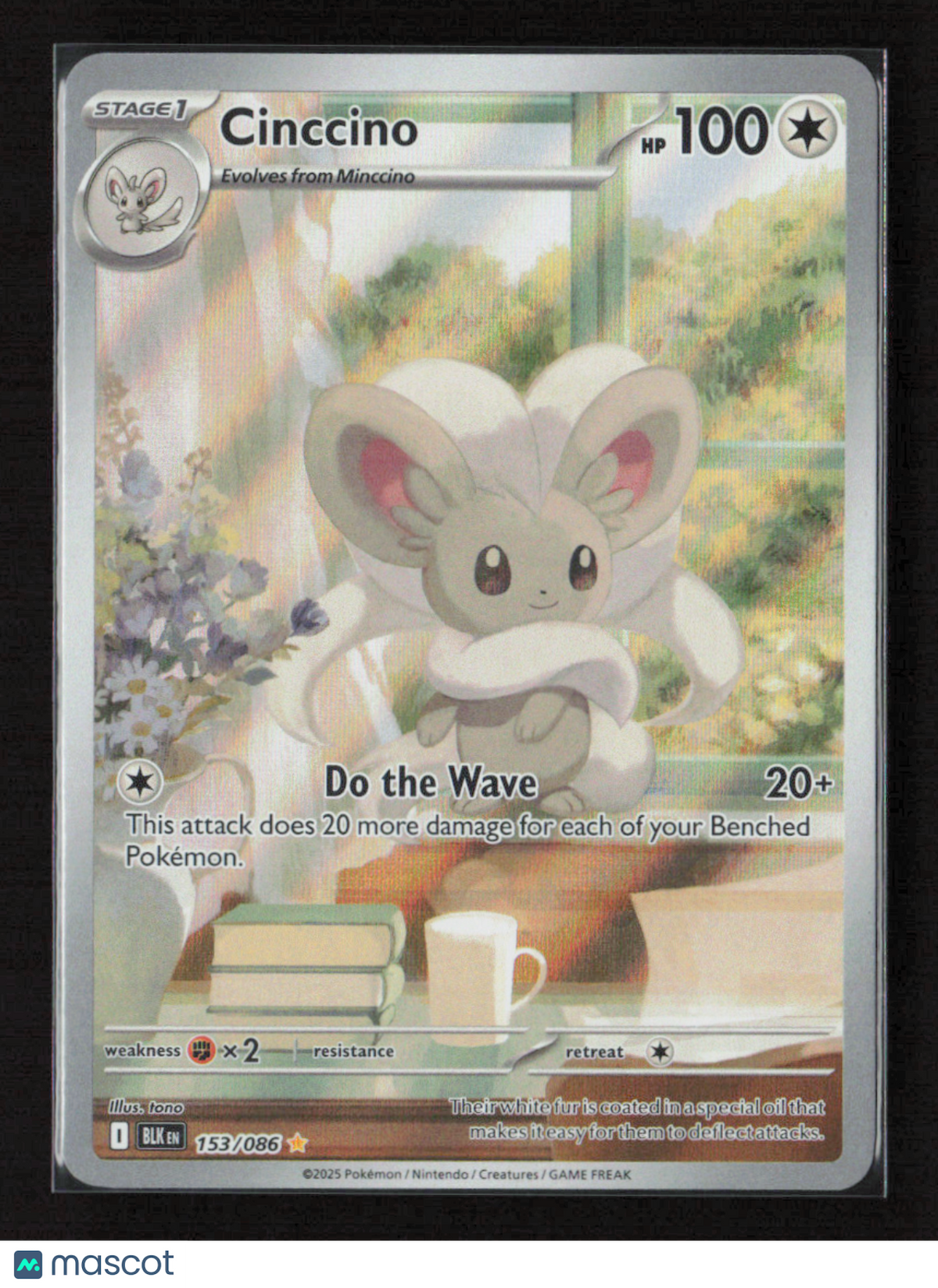 2025 Pokemon Cinccino - 153/086 #153/086 Illustration Rare