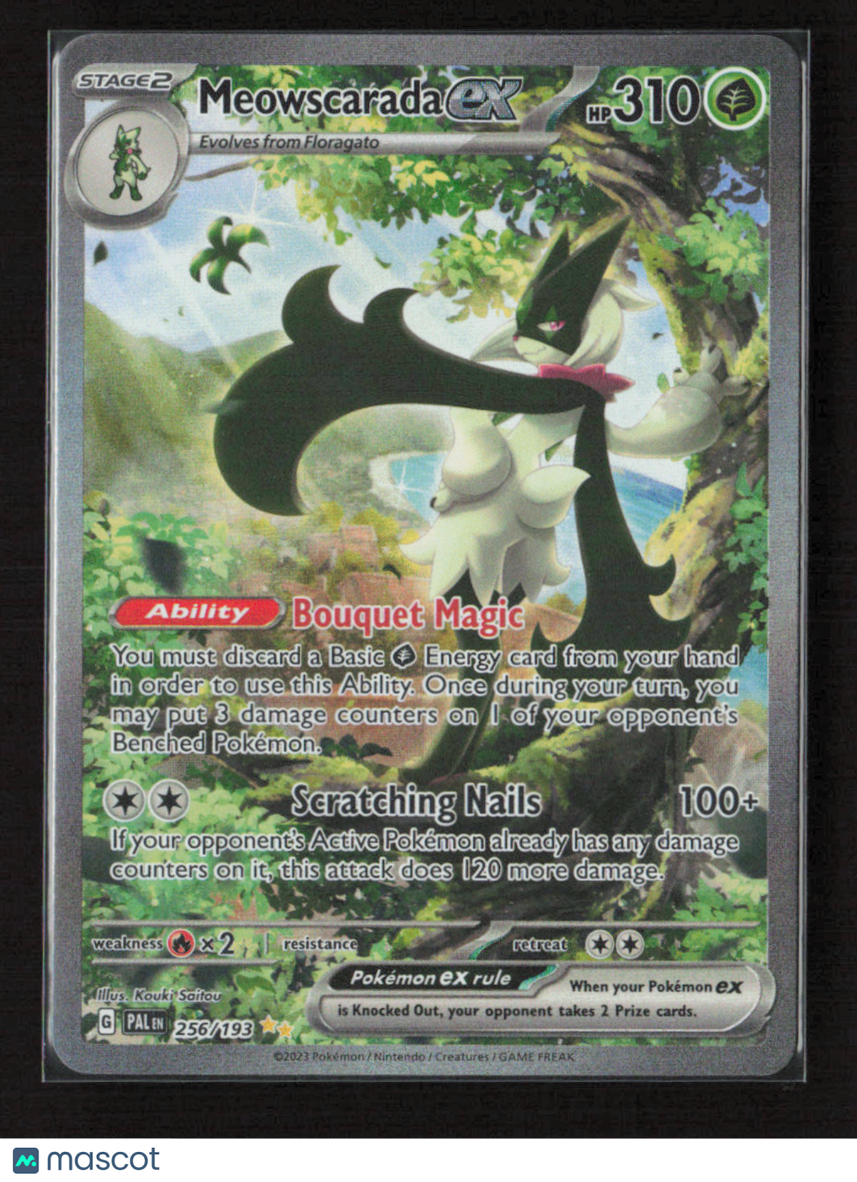2023 Pokemon Meowscarada ex - 256/193 #256/193 Special Illustration Rare