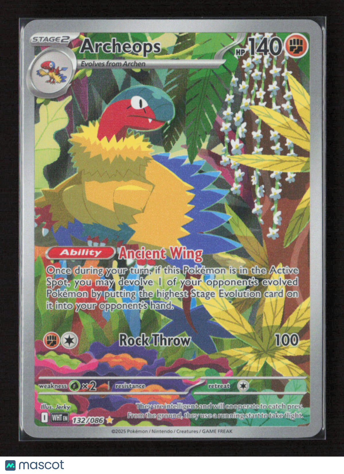 2025 Pokemon Archeops - 132/086 #132/086 Illustration Rare