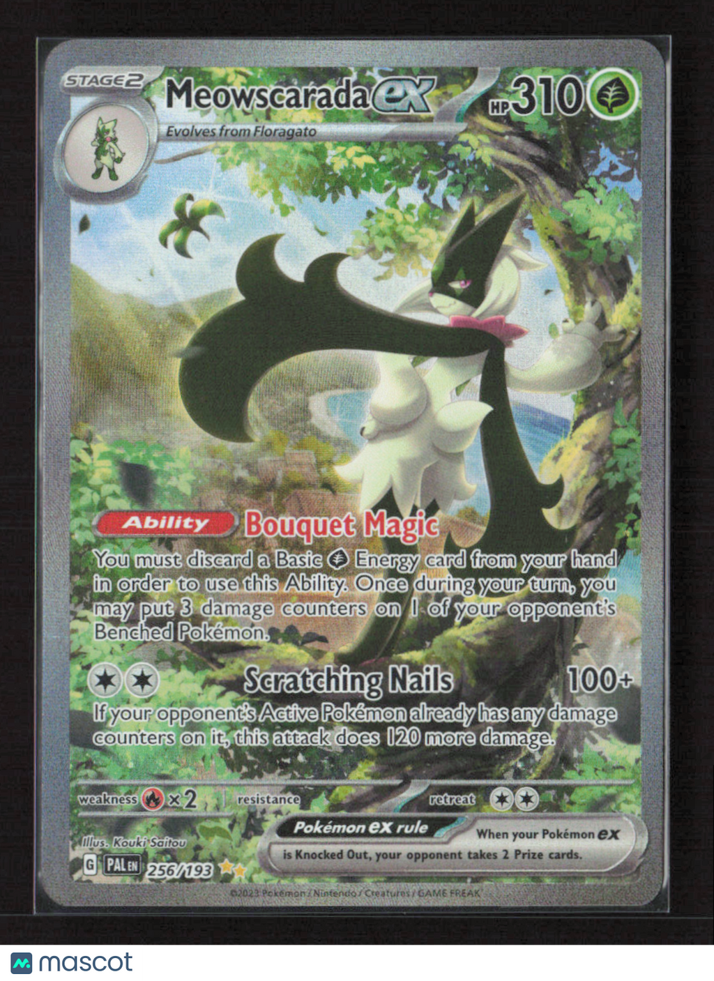 2023 Pokemon Meowscarada ex - 256/193 #256/193 Special Illustration Rare