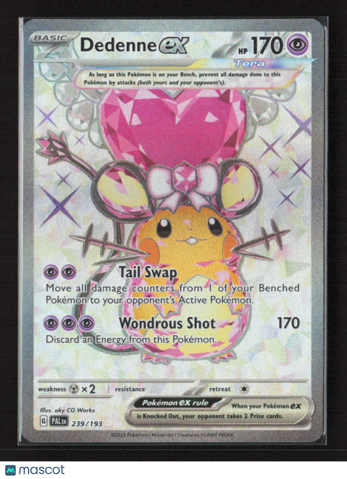 2023 Pokemon Dedenne ex - 239/193 #239/193 Ultra Rare