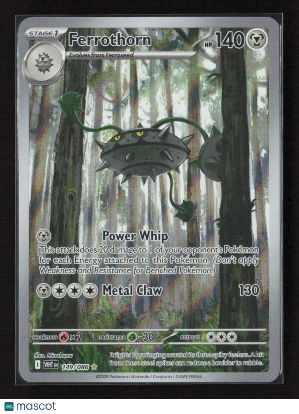 2025 Pokemon Ferrothorn - 149/086 #149/086 Illustration Rare