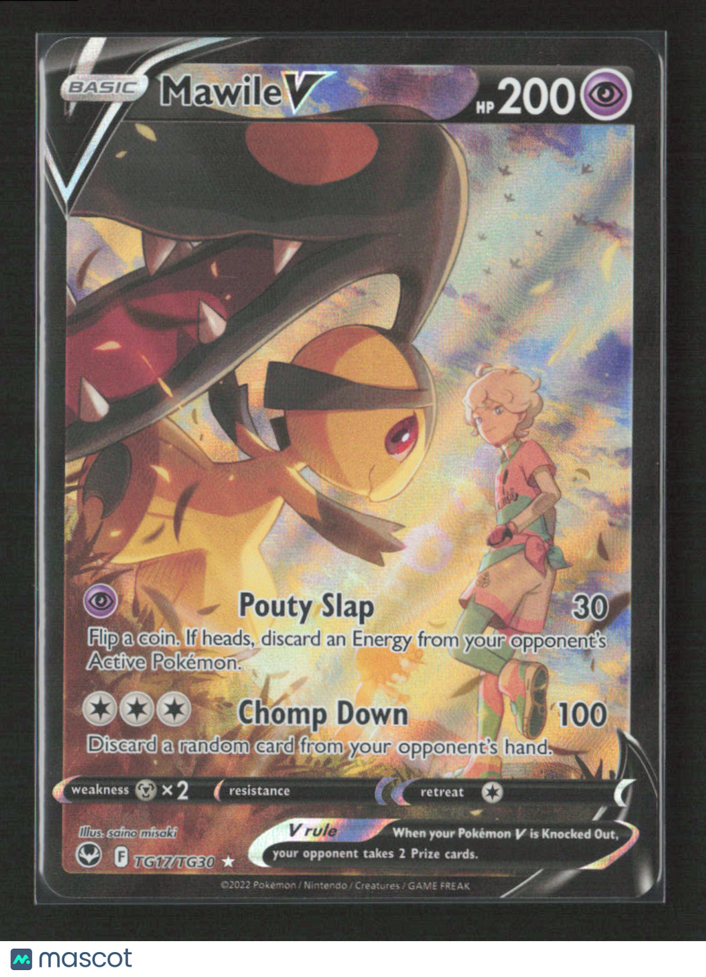 2022 Pokemon Mawile V #TG17/TG30 Ultra Rare