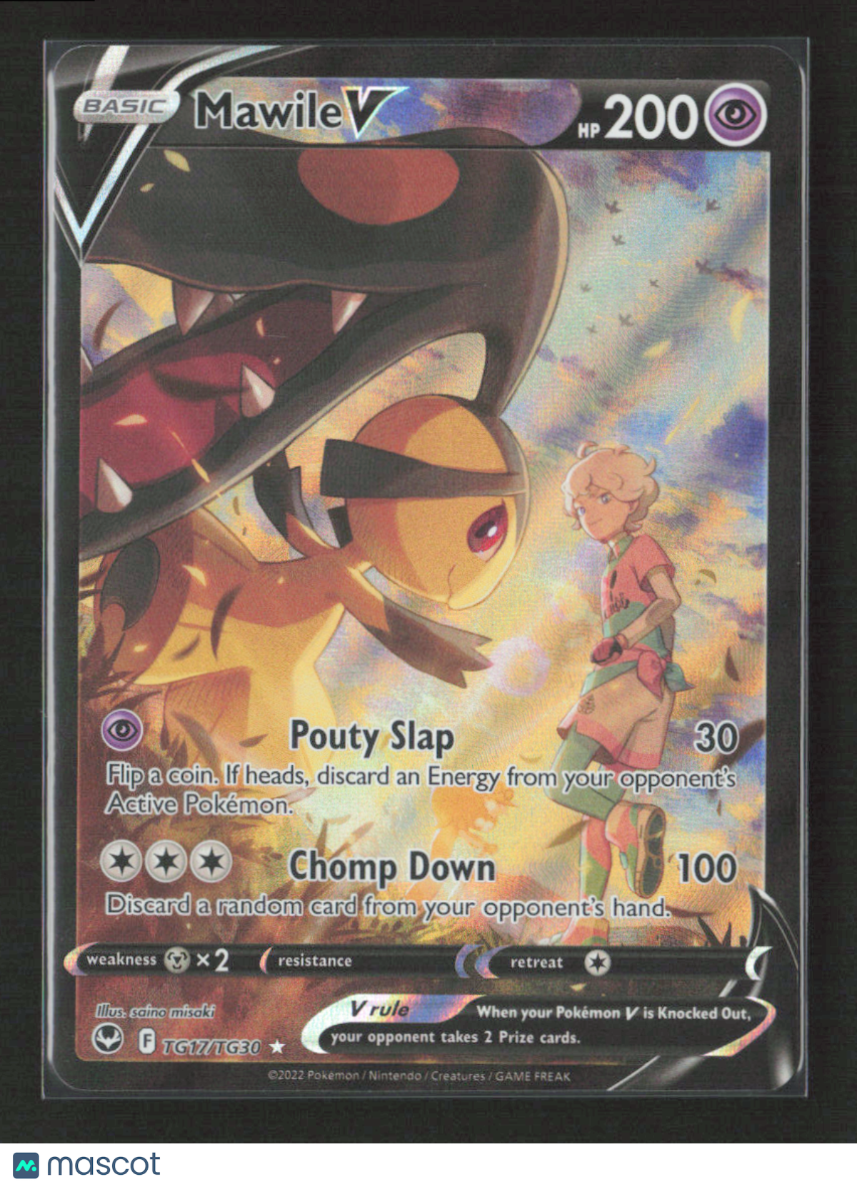 2022 Pokemon Mawile V #TG17/TG30 Ultra Rare