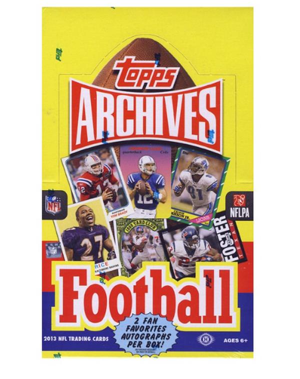 2013 Topps Archives Football Hobby Box