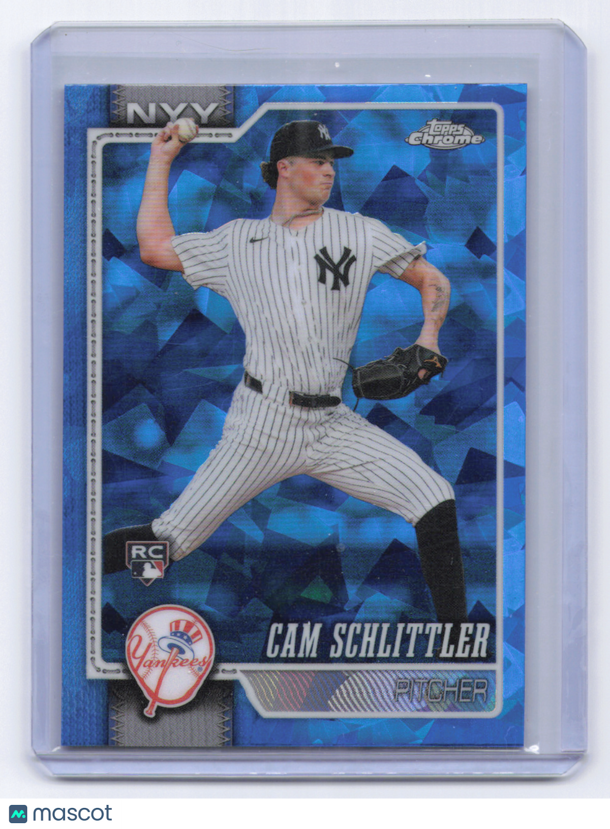 2026 Topps Chrome Sapphire Cam Schlittler RC #262