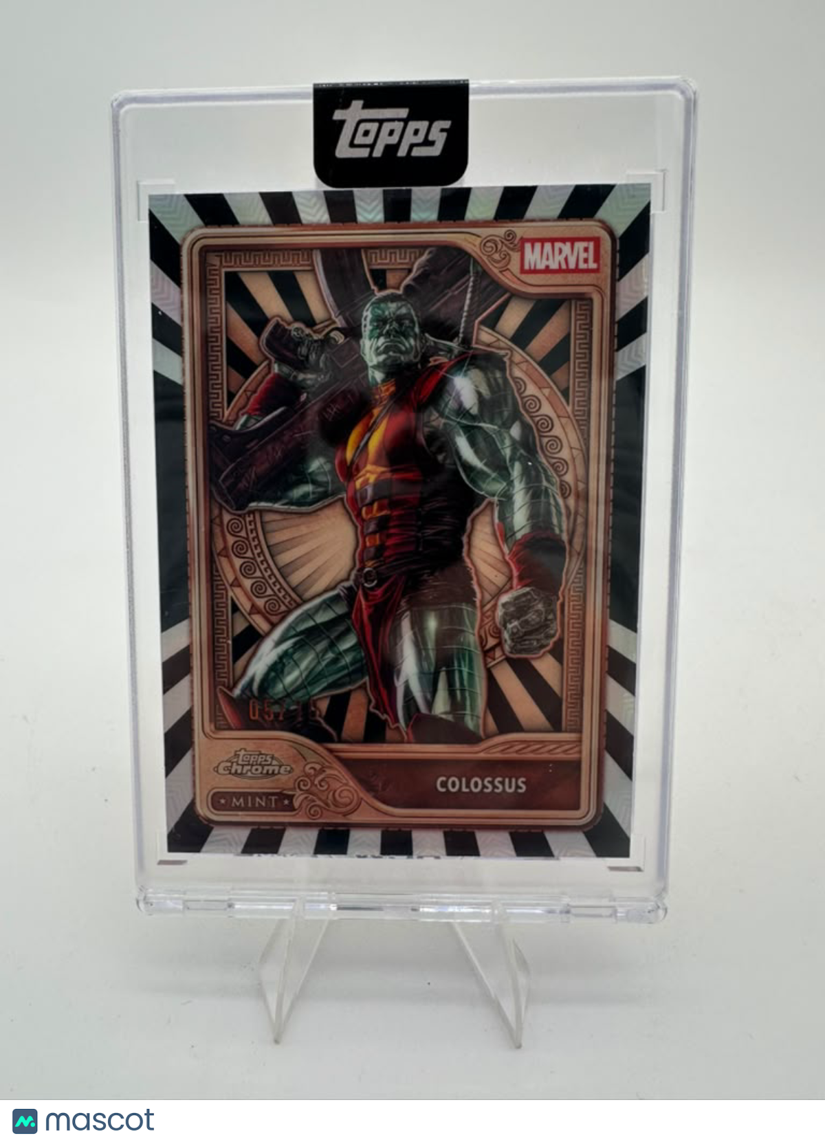2026 Topps Marvel Mint Colossus #3 Black Parallel Bronze Card