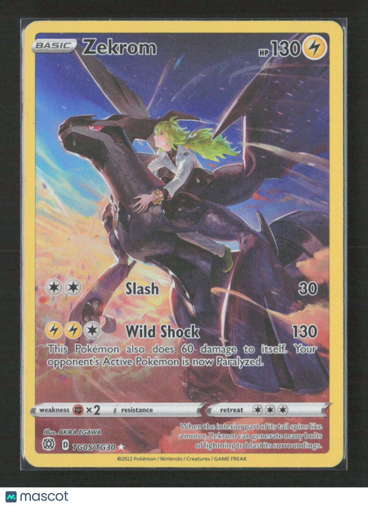 2022 Pokemon Zekrom #TG05/TG30 Ultra Rare
