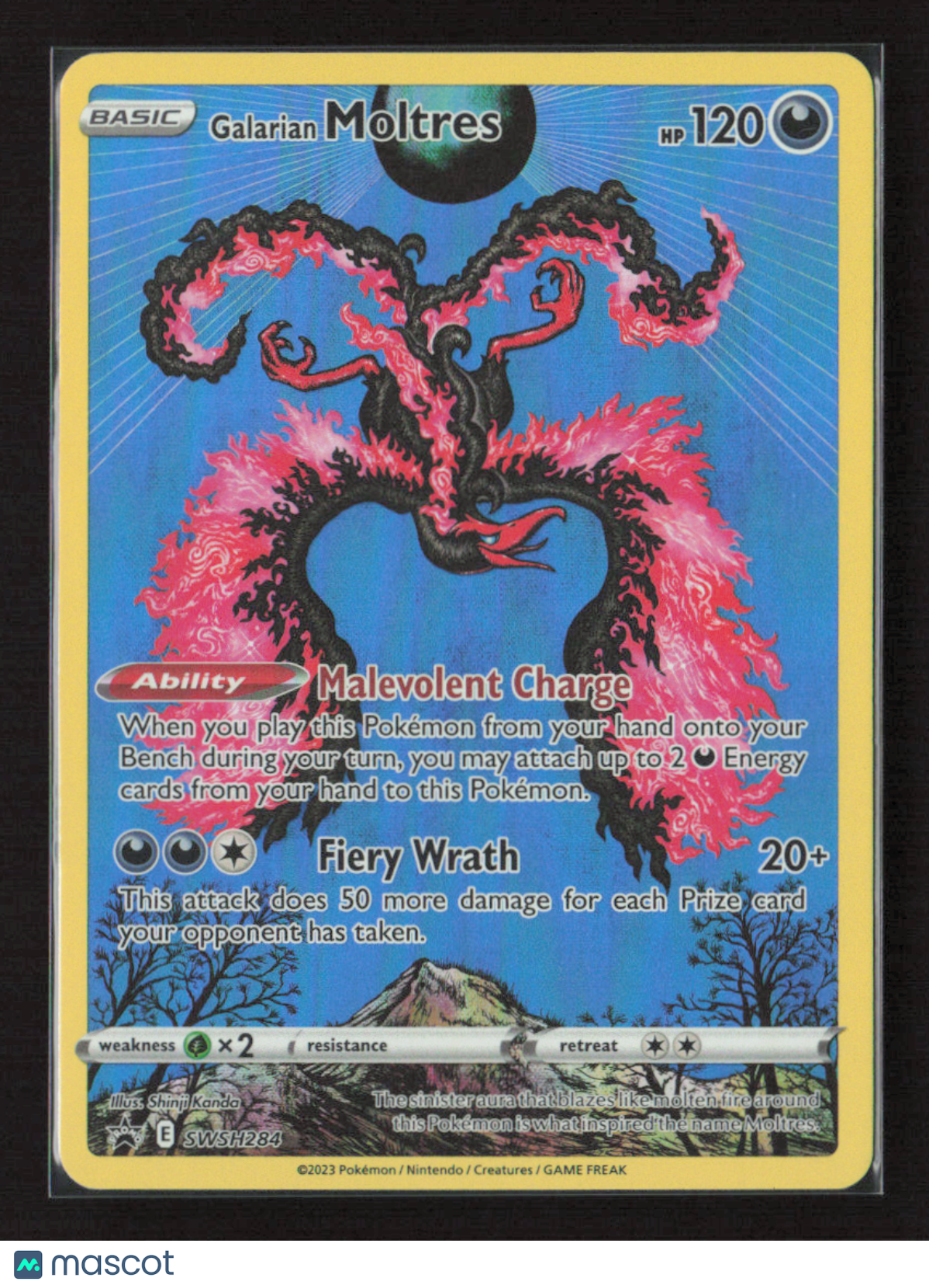 2023 Pokemon Galarian Moltres - SWSH284 #SWSH284 Promo