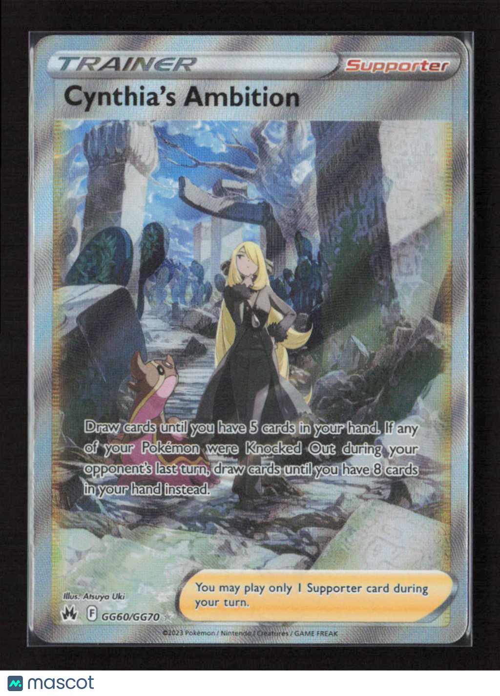 2023 Pokemon Cynthia's Ambition #GG60/GG70 Ultra Rare