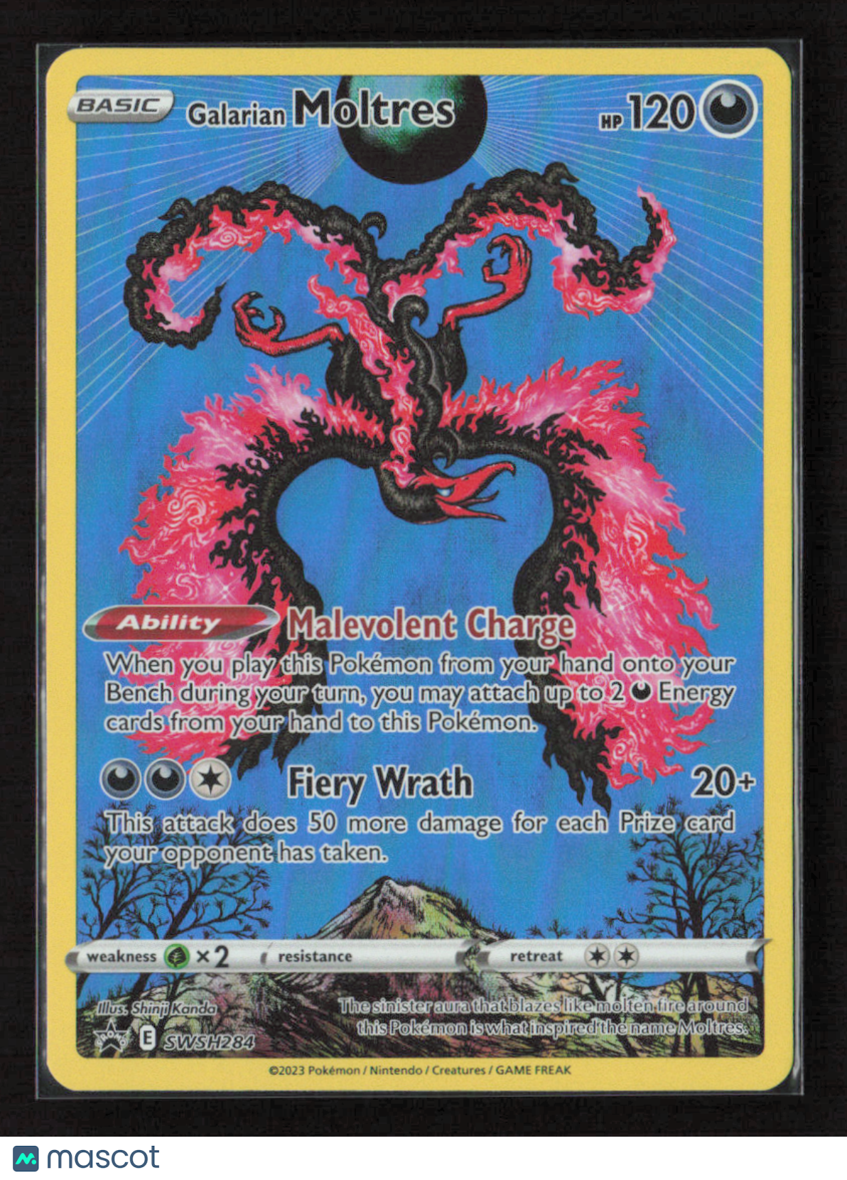 2023 Pokemon Galarian Moltres - SWSH284 #SWSH284 Promo