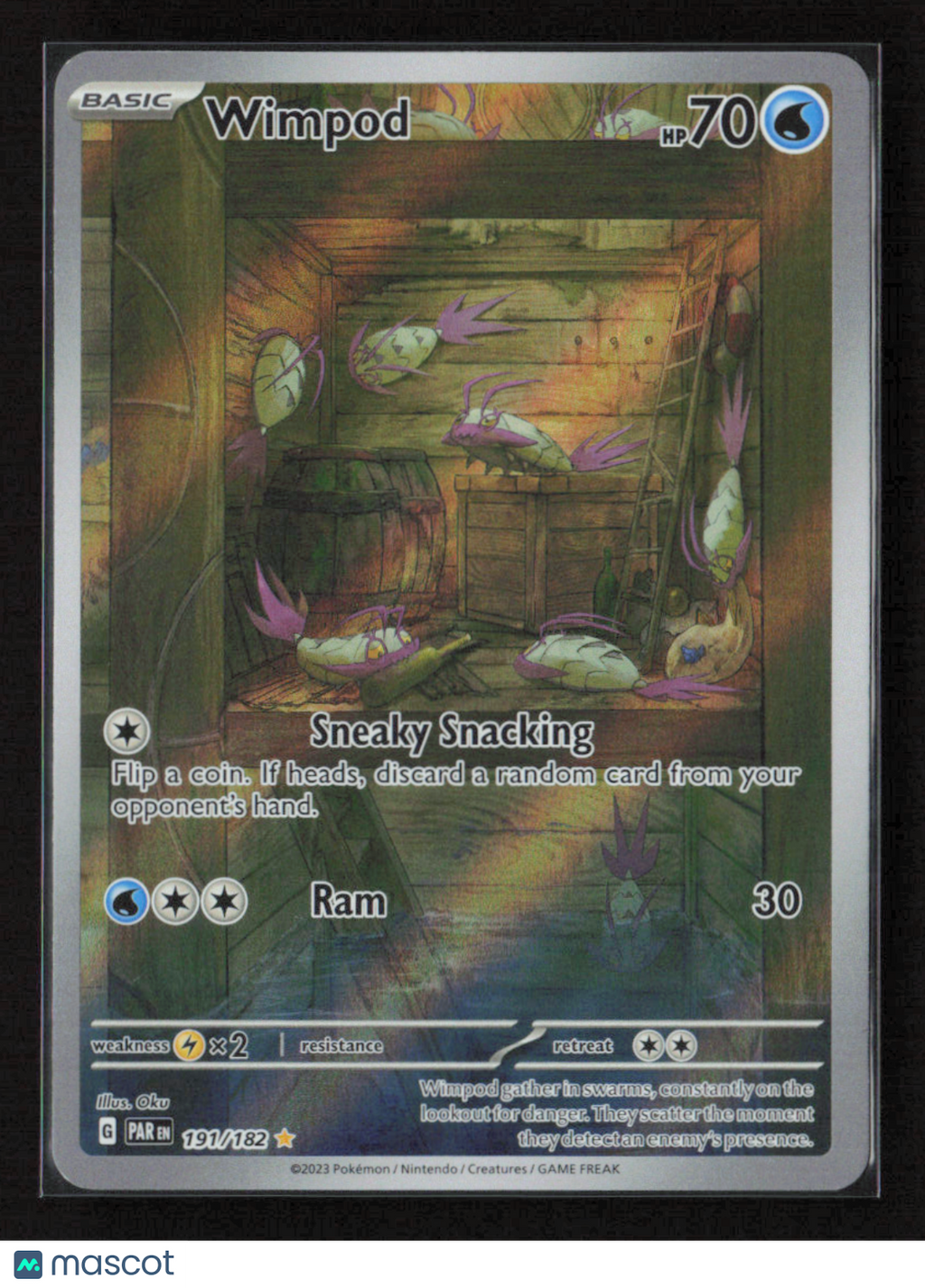 2023 Pokemon Wimpod - 191/182 #191/182 Illustration Rare