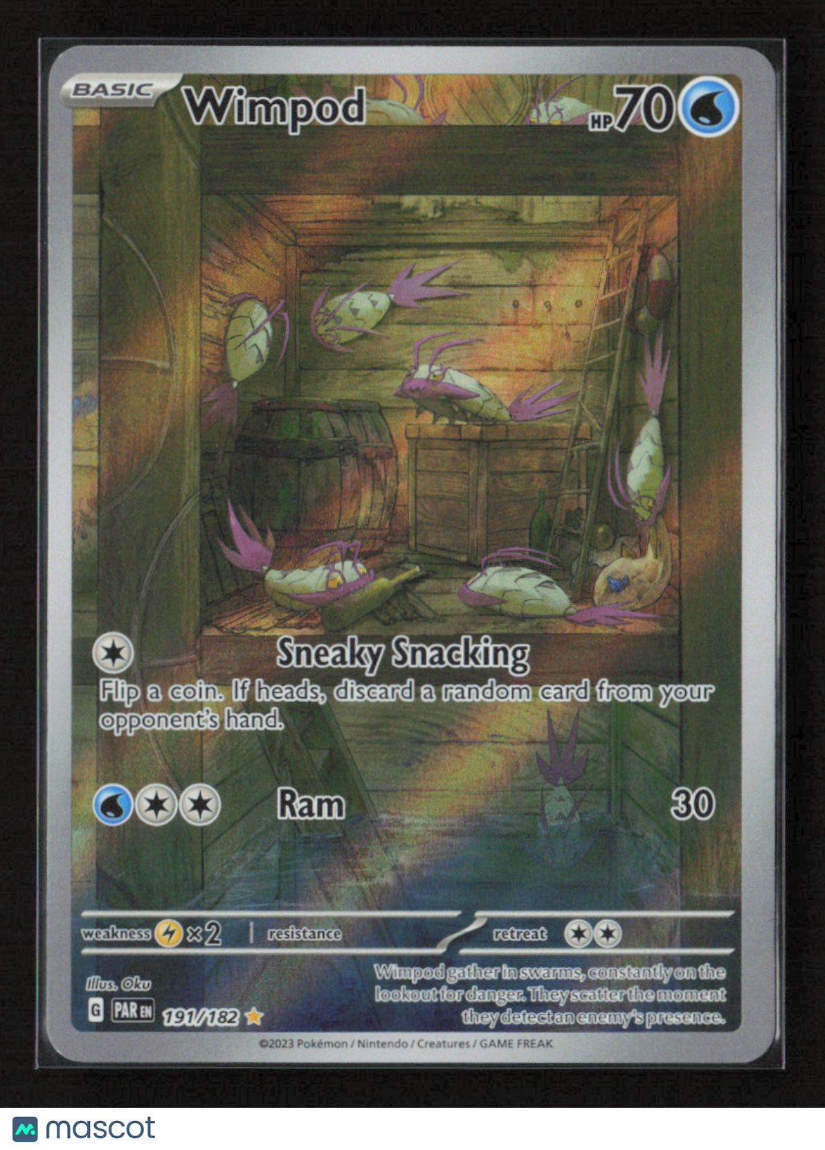 2023 Pokemon Wimpod - 191/182 #191/182 Illustration Rare