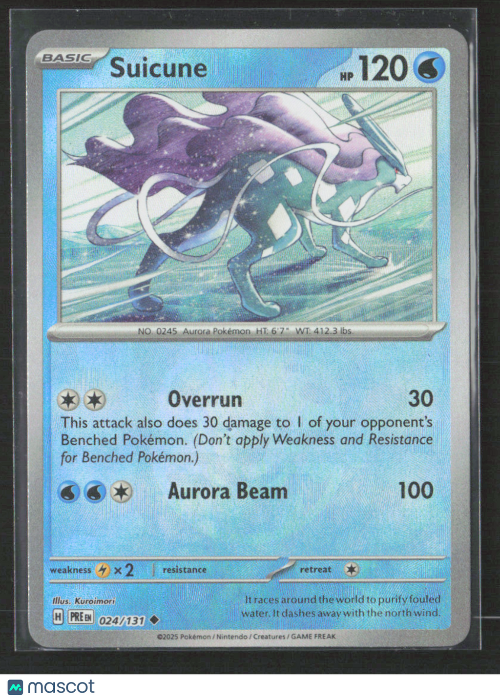 2025 Pokemon Suicune #24/131