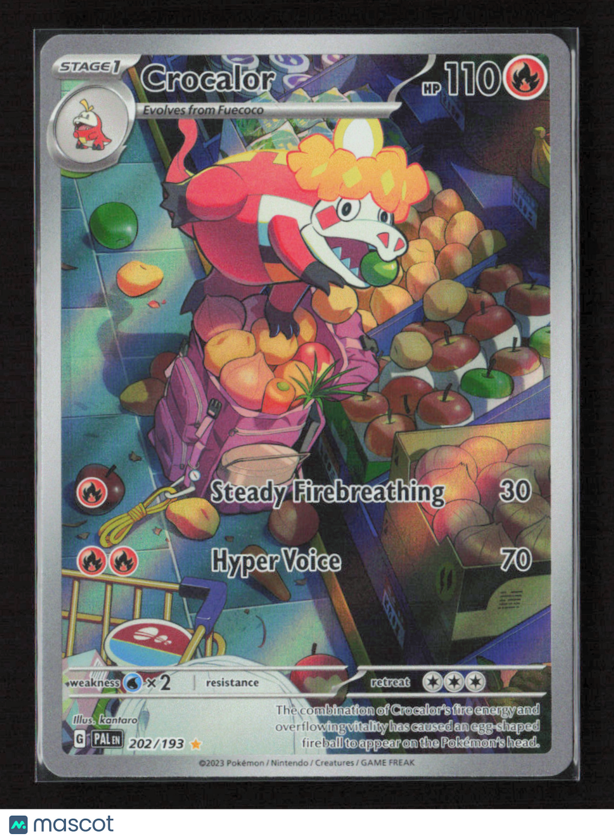 2023 Pokemon Crocalor - 202/193 #202/193 Illustration Rare